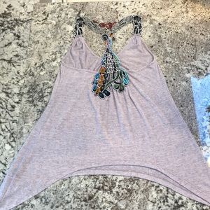 COPY - Gorgeous Peacock Detail Embroider Top